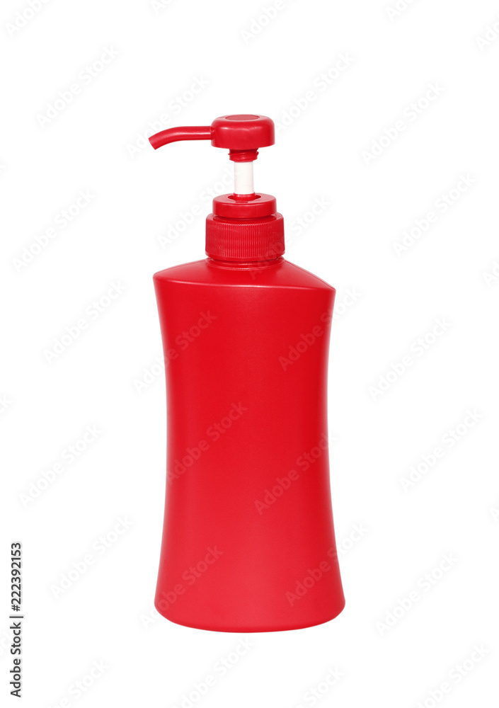 Plastic Bottle pump Of Gel, Liquid Soap, Lotion, Cream, Shampoo on white background Plastic Bottle pump Of Gel, Liquid Soap, Lotion, Cream, Shampoo on white background