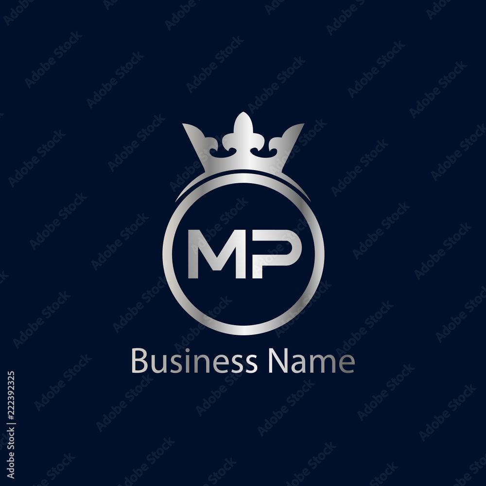 Initial Letter MP Logo Template Design Initial Letter MP Logo Template Design