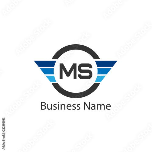 Initial Letter MS Logo Template Design Free Download Initial Letter MS Logo Template Design - GFXLoad