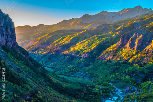 Beautiful Sunset Fall Hike in Telluride  Colorado