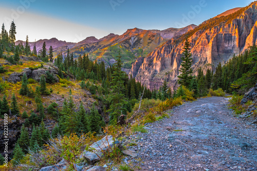 Beautiful Sunset Fall Hike in Telluride, Colorado