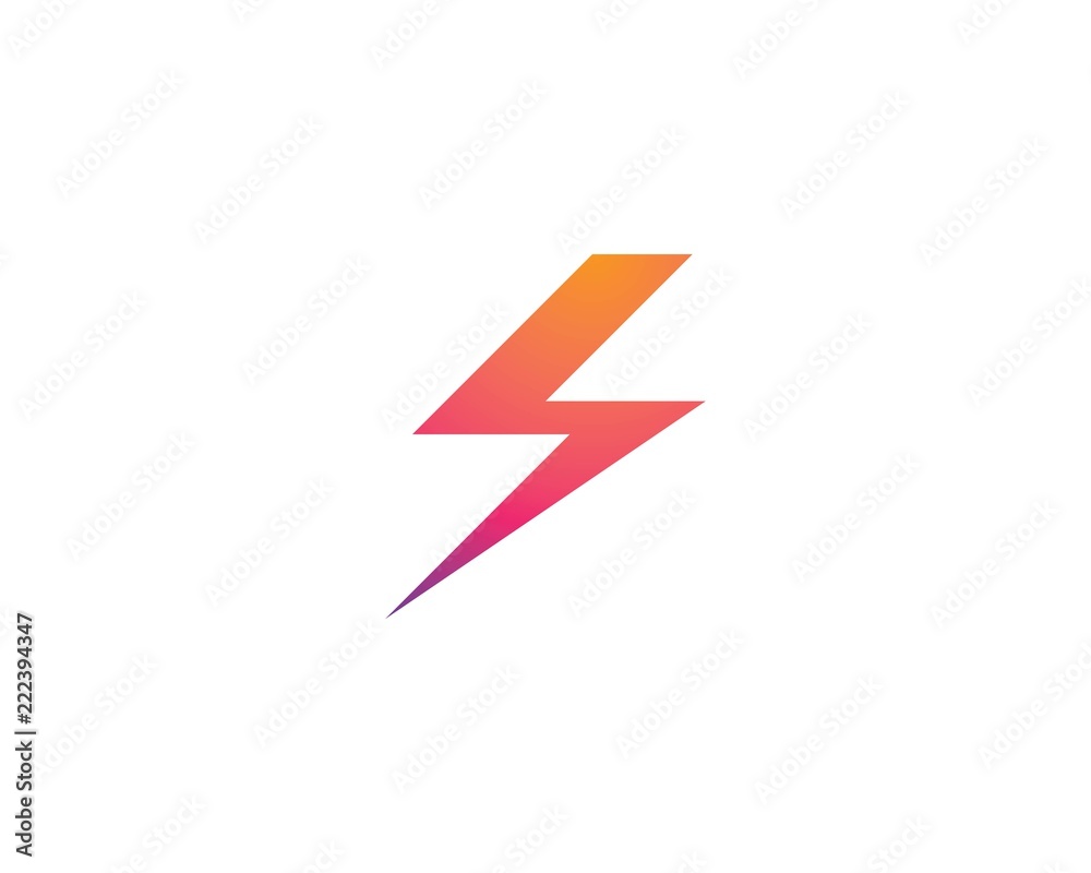 Lightning Logo Template