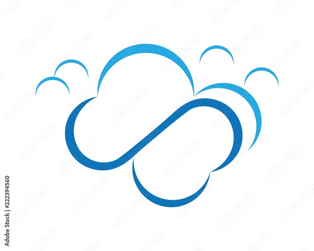 cloud logo template