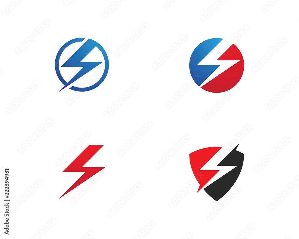 Lightning Logo Template Lightning Logo Template