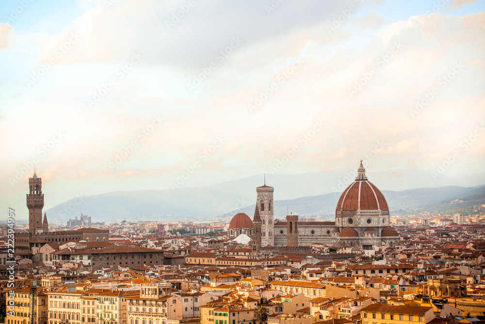 Fototapeta premium view of florence from italy