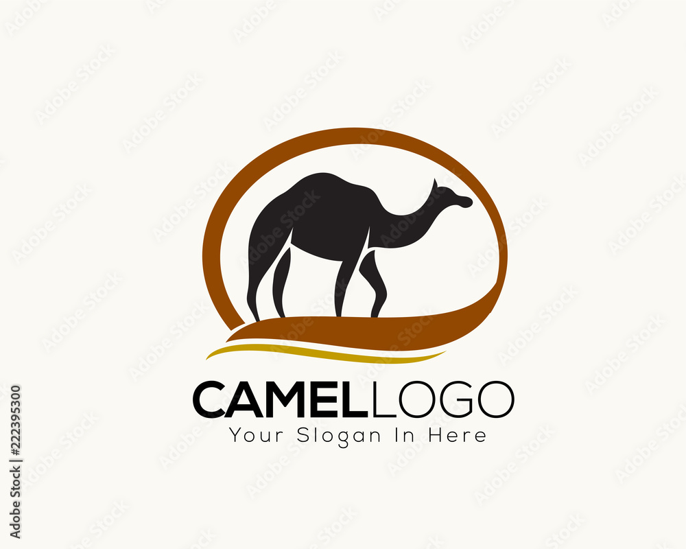 nomad camel art logo
