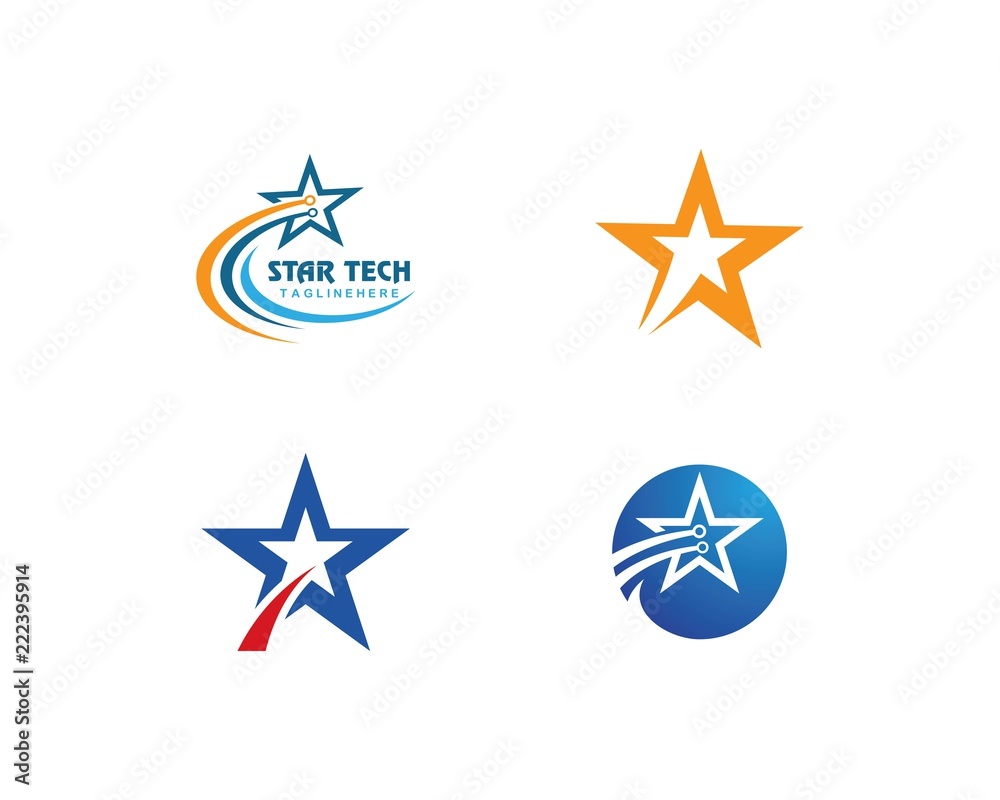 Obraz premium Star Logo Template