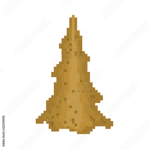 Vomit pixel art. Puke 8 bit. Retching cartoon. Vomitus