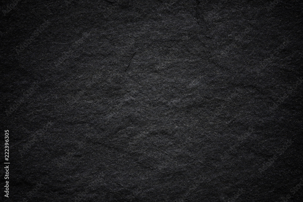 Fototapeta premium Dark grey black slate background or natural stone texture.