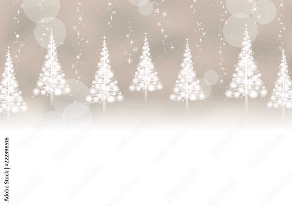 シンプルで落ち着いた色のクリスマス背景 Stock Illustration Adobe Stock