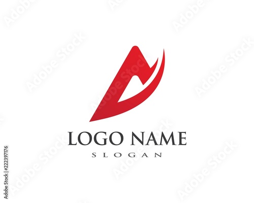 A Letter Logo Business