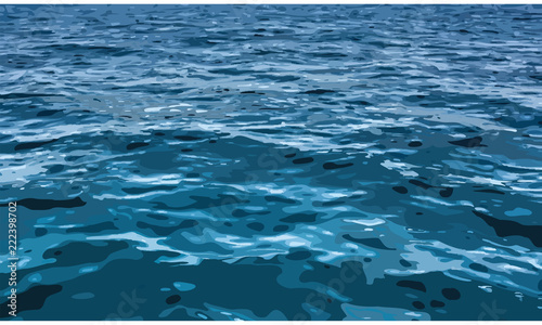 sea wave pattern, vector