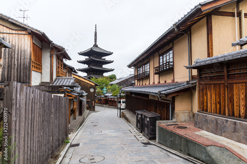 Oriental streets in Kyoto