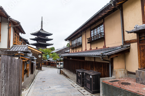 Japanese Yasaka Pagoda in Kyoto