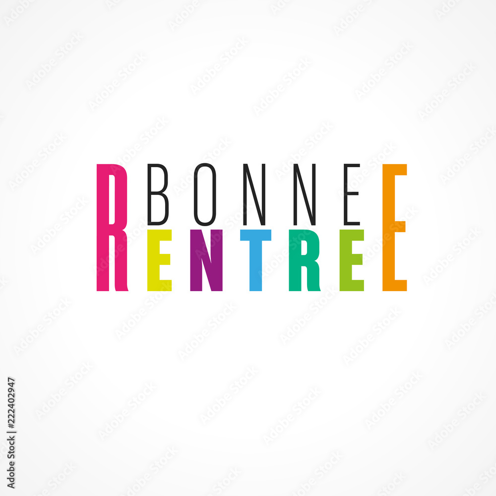 Fototapeta premium bonne rentrée