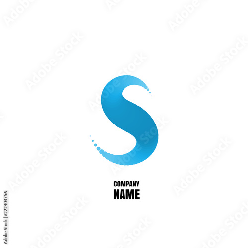 Letter S Vector Logo, Emblem or Banner for Business Identity