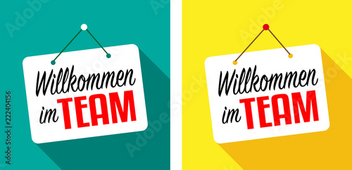 Willkommen im team