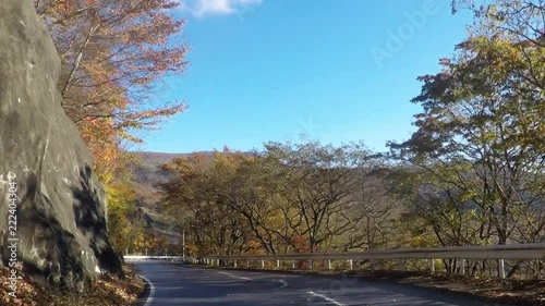 日本の道路。日光第一いろは坂。