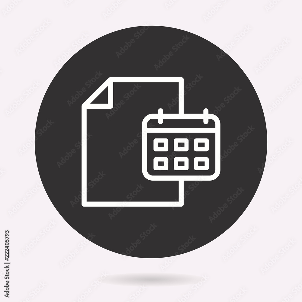 Business report - vector icon. Illustration isolated. Simple pictogram. Business report - vector icon. Illustration isolated. Simple pictogram.
