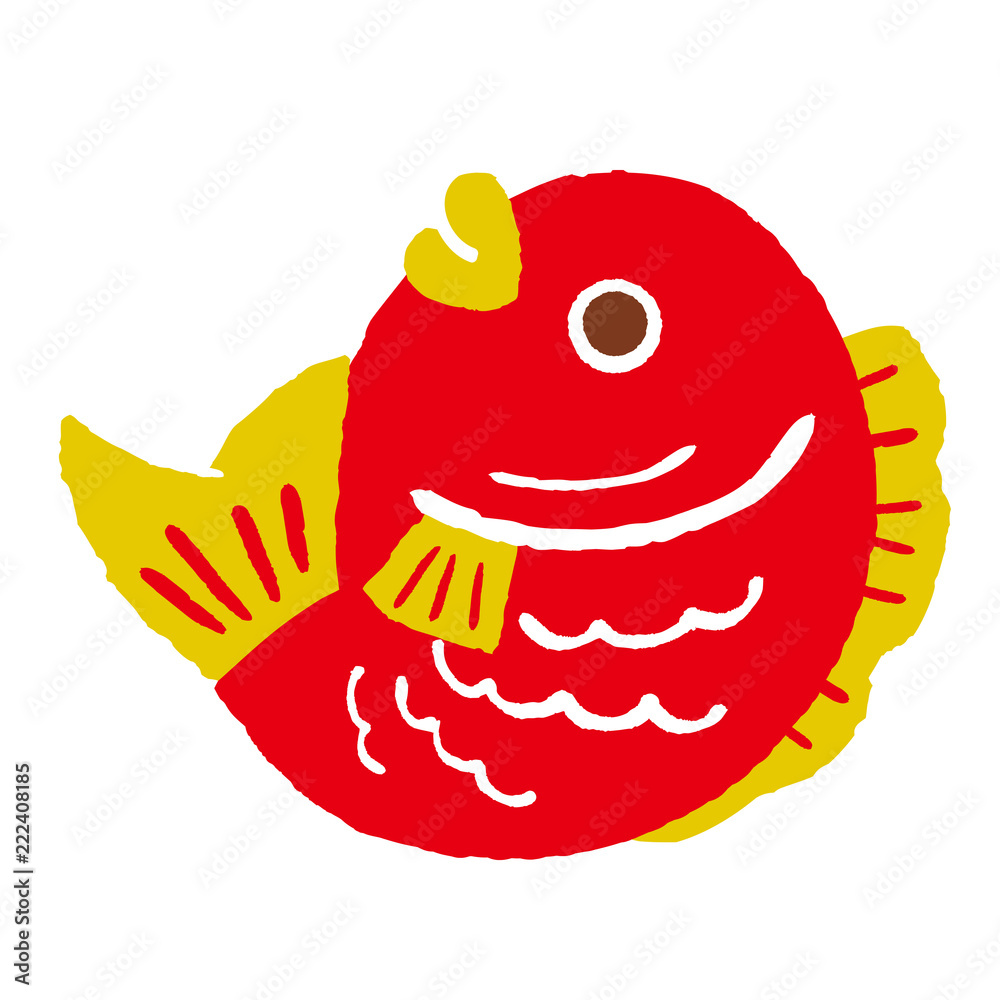 鯛 イラスト Stock ベクター Adobe Stock