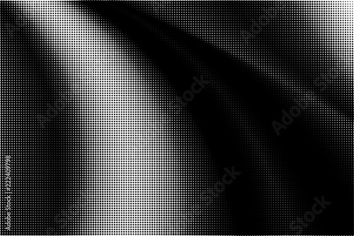 Smooth elegant fabric folds halftone vector background