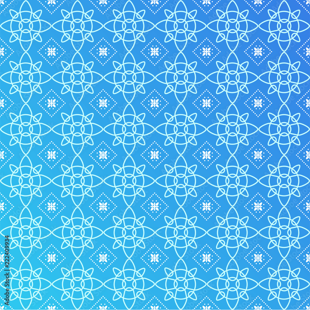 Cool abstract pattern with snowflakes Cool abstract pattern with snowflakes