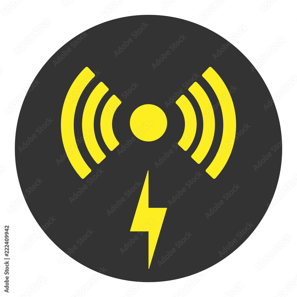 WIRELESS CHARGER sign. Vector icon. Isolated on white background. WIRELESS CHARGER sign. Vector icon. Isolated on white background.