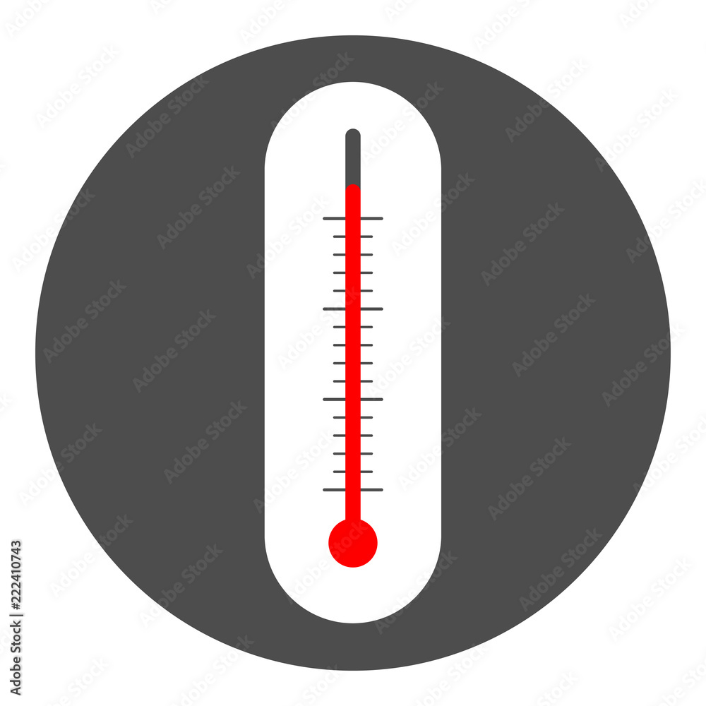 Thermometer icon. Vector. Thermometer icon. Vector.