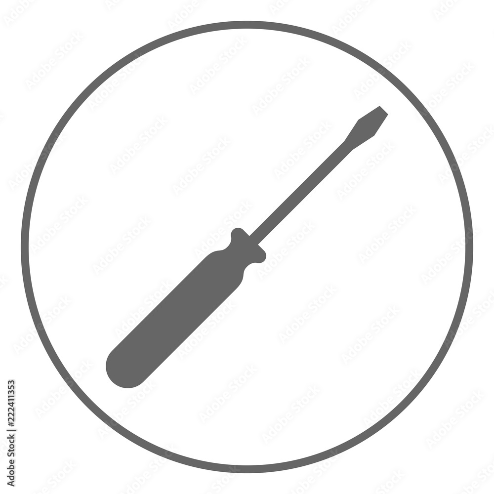 Screwdriver icon. Vector. Screwdriver icon. Vector.
