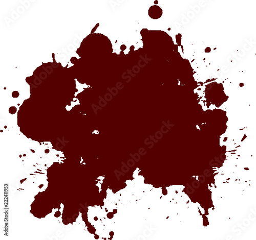 Halloween Horror blood splash