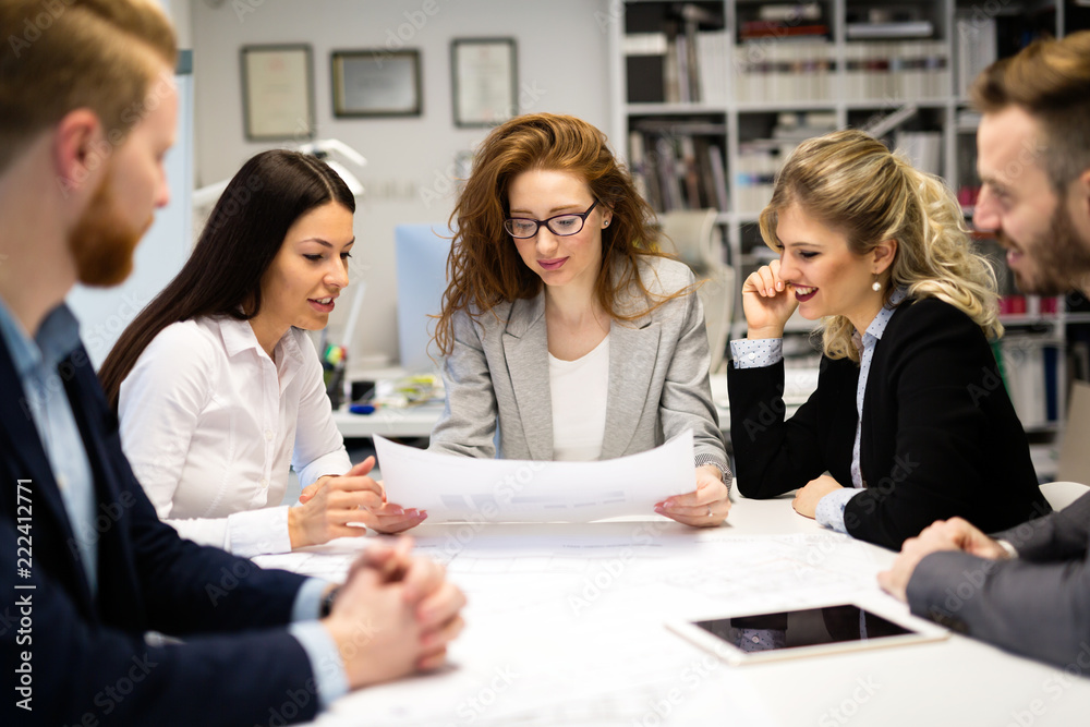 Business meeting and teamwork by business people Business meeting and teamwork by business people