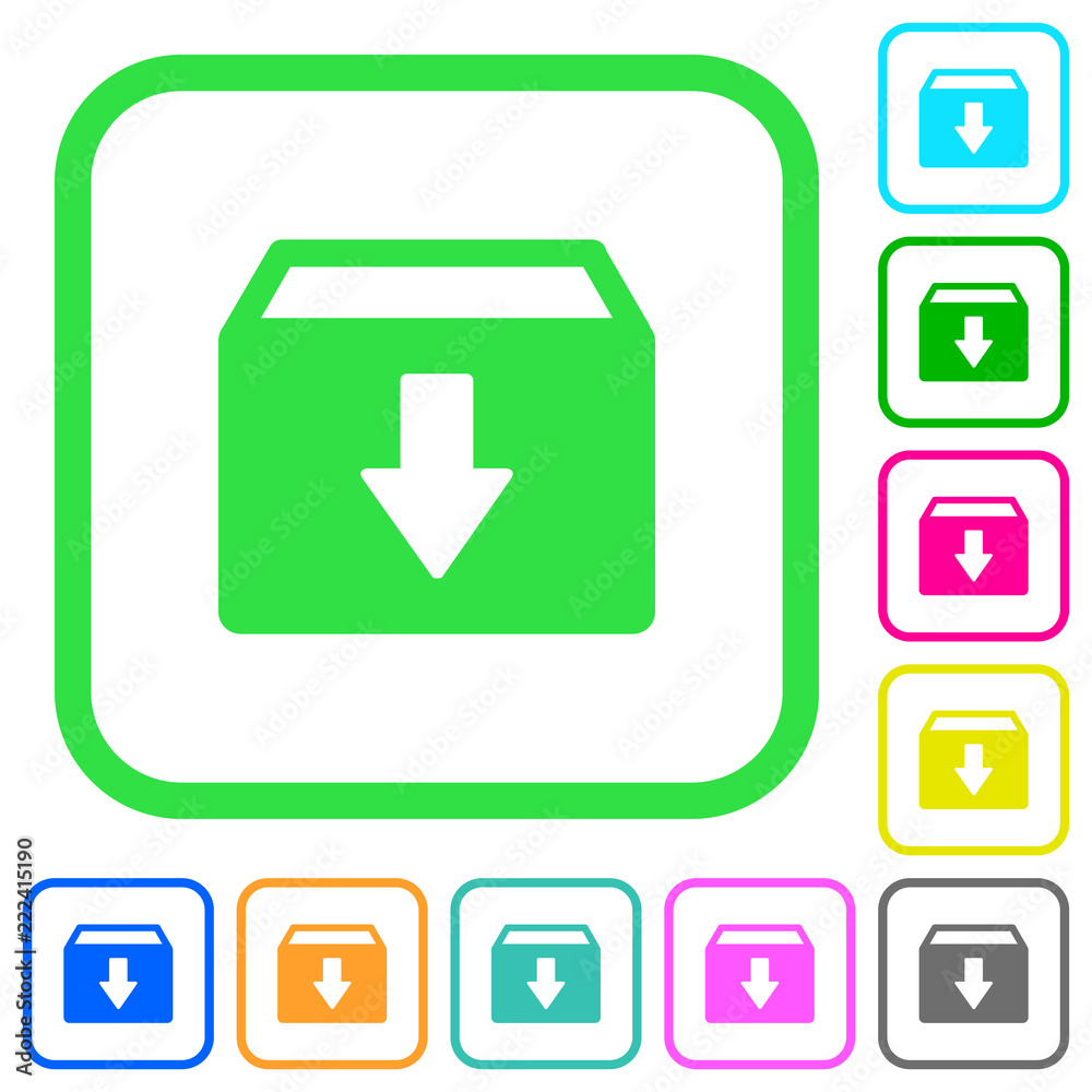 Archive vivid colored flat icons Archive vivid colored flat icons