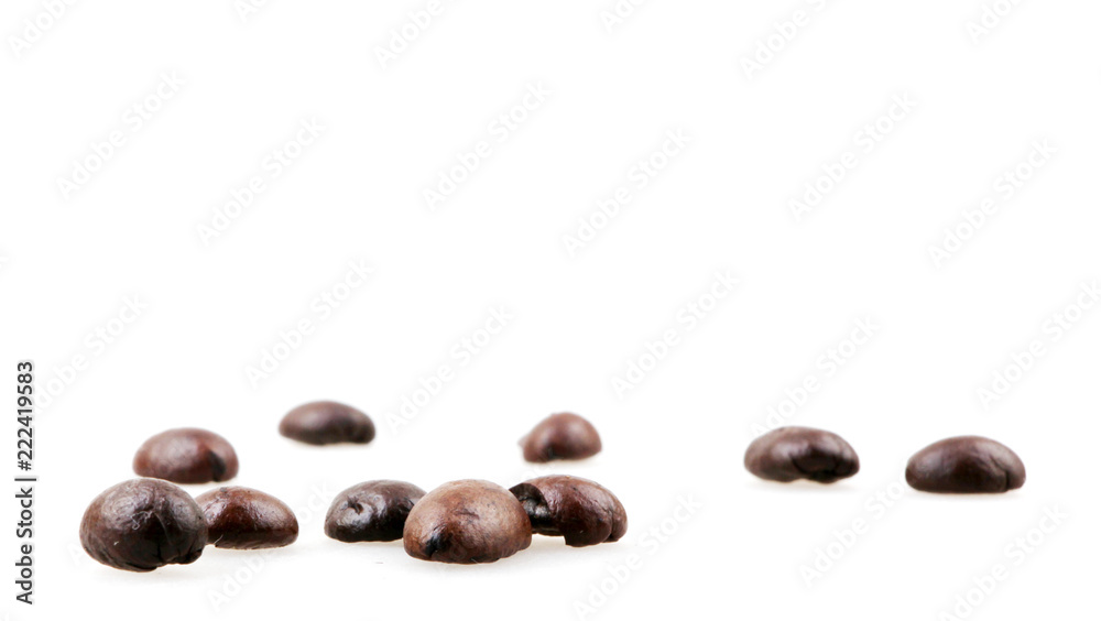Coffee beans isolated. Coffee beans isolated.