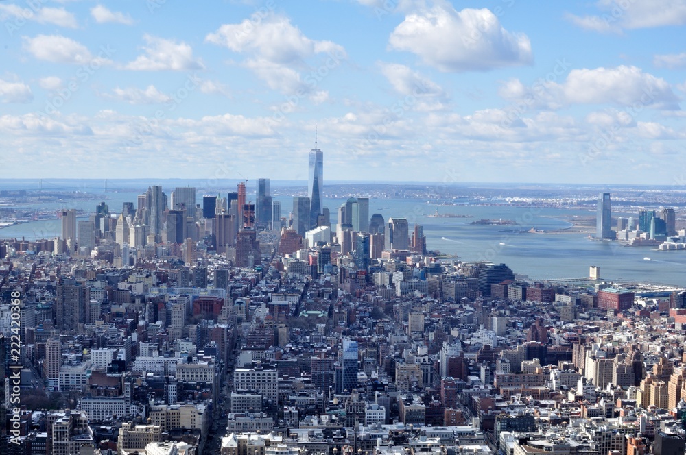 Manhattan vue de haut, New York