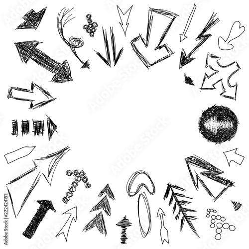 Arrows Scribble Set