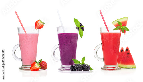 Different types of smoothies