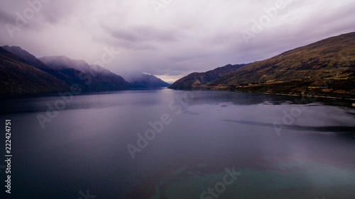 Lake Hawea lake wakatipo blue crytsal clear panorama
