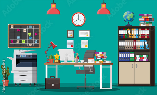 Office building interior.