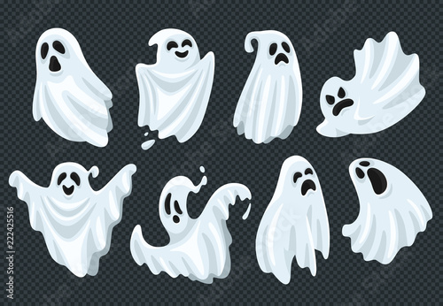 Fotografie, Obraz Spooky halloween ghost