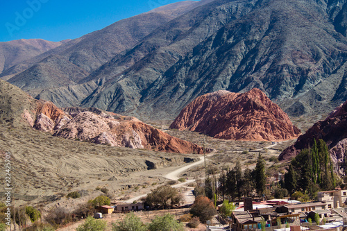 Paseo de los Colorados in Purmamarca, 7 colours mountain in northwest of Argentina