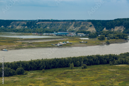 Autumn Landscape of the Irtysh River Delta © ads861