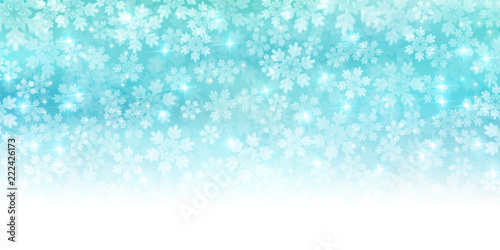 クリスマス　雪　冬　背景