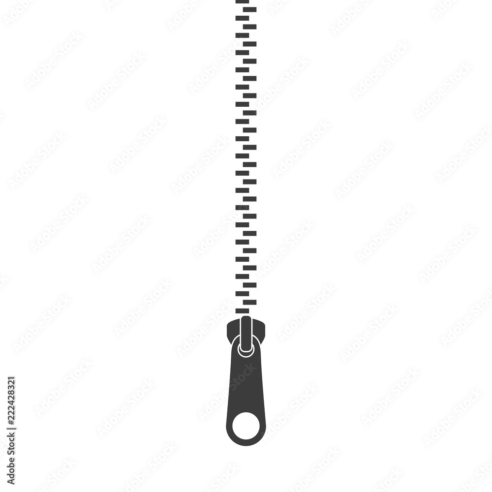 Set Of Closed Zipper Locks Stock Illustration - Download Image Now -  Close-up, Computer Graphic, Cut Out - iStock