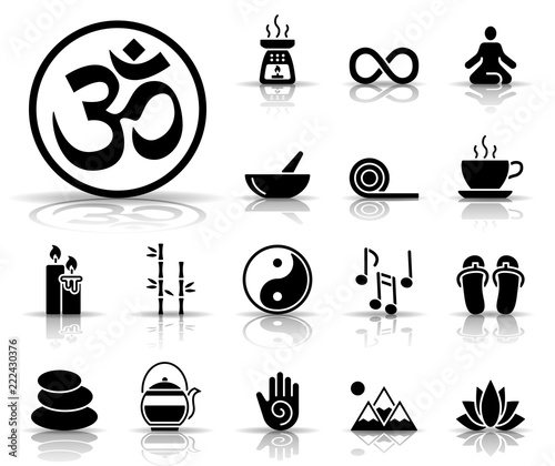 Meditation & Yoga - Iconset