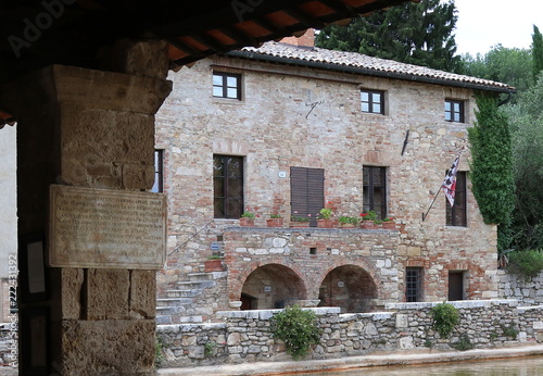 Bagno Vignoni, Siena. Regione Toscana photo