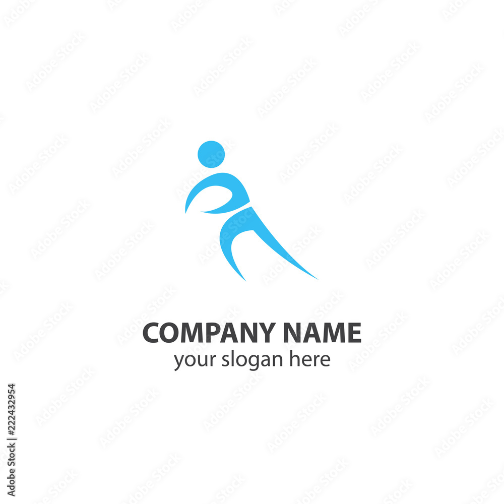 sport logo design element, people logo design vector sport logo design element, people logo design vector