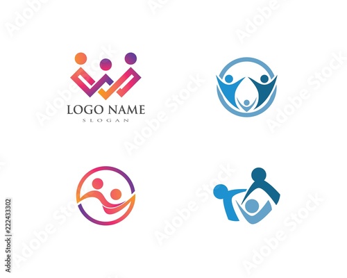 community care Logo template