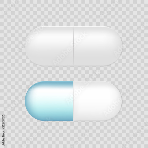 Realistic capsule pill