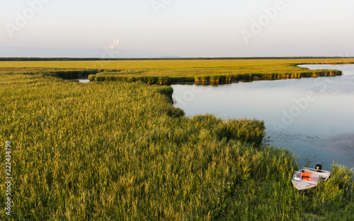 Paliastomi lake in Georgia photo