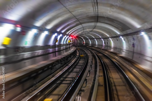 Subway metro underground tube tunnel